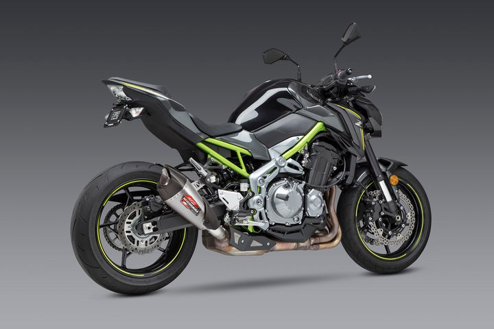 Yoshimura USA Z900 17-22 At2 Stainless Slip-On Exhaust, W/ Stainless Muffler | 14900BP521