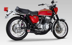 Yoshimura Racing Exhaust System Hand Bent Straight Cyclone CB750FOUR, Steel | 150-471-0840