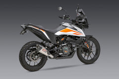 Yoshimura USA 390 Adventure 2020 At2 Stainless Slip-On Exhaust, W/ Stainless Muffler | 16370BP520