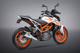 Yoshimura USA 390 Duke 17-20/Rc390 17-20 Alpha T Stainless Slip-On Exhaust, W/ Stainless Muffler | 16381BP520