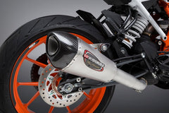 Yoshimura USA 390 Duke 17-20/Rc390 17-20 Alpha T Stainless Slip-On Exhaust, W/ Stainless Muffler | 16381BP520