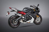 Yoshimura USA Daytona 675 13-17 Alpha T Stainless Slip-On Exhaust, W/ Stainless Muffler | 19675BP520