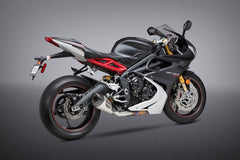 Yoshimura USA Daytona 675 13-17 Alpha T Stainless Slip-On Exhaust, W/ Stainless Muffler | 19675BP520