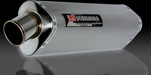 YOSHIMURA EEC SLIP-ON TRI-OVAL GSX1400 05-07 (ST) - TITANIUM COVER | 1A0-115-5481