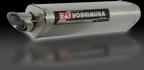 YOSHIMURA EEC SLIP-ON TRI-OVAL GSR600 06 (SS) - STAINLESS COVER | 1A0-156-5451