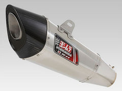 YOSHIMURA EEC SLIP-ON R-11 SINGLE EXIT GSX-S1000/F 15-16 (SS) - STAINLESS COVER | 1A0-196-5E50