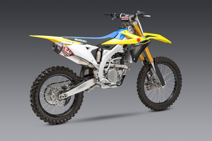 Yoshimura USA RM-Z250 19-23 RS-12 Stainless Full Exhaust, W/ Aluminum Muffler | 218320S320