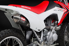 Yoshimura USA CRF125F 14-18 RS-2 Stainless Full Exhaust, W/ Carbon Fiber Muffler | 221200B250