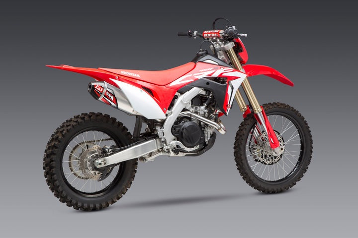 Yoshimura USA CRF450X 19-23 RS-4 Stainless Full Exhaust, W/ Aluminum Muffler | 224500D320