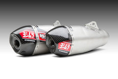 Yoshimura USA CRF450R/Rx 17-18 RS-9T Stainless Slip-On Exhaust, W/ Stainless Mufflers | 225832R520