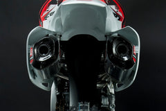 Yoshimura USA CRF250R 14-17 RS-9 Stainless Slip-On Exhaust, W/ Aluminum Mufflers | 228422H320