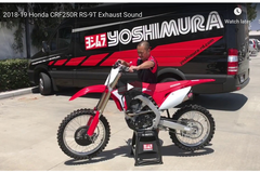 Yoshimura USA CRF250R 18-21/Rx RS-9T Stainless Full Exhaust, W/ Dual Stainless Mufflers | 22843AR520