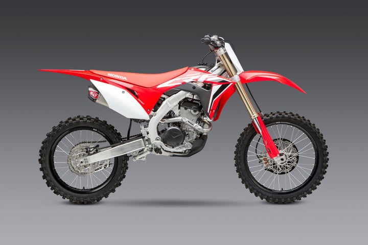 Yoshimura USA CRF250R 20-21 / Rx RS-9T Stainless Slip-On Exhaust, W/ Dual Stainless Mufflers | 22844BR520