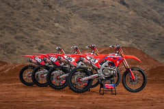 Yoshimura USA CRF250R/Rx 22-23 RS-12 Stainless Full Exhaust, W/ Stainless Muffler | 228450S320