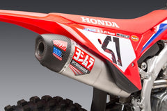 Yoshimura USA CRF250R/Rx 22-23 RS-12 Stainless Full Exhaust, W/ Stainless Muffler | 228450S320