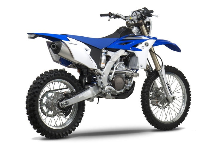 Yoshimura USA WR450F 12-15 RS-4 Stainless Full Exhaust, W/ Aluminum Muffler | 234700D320