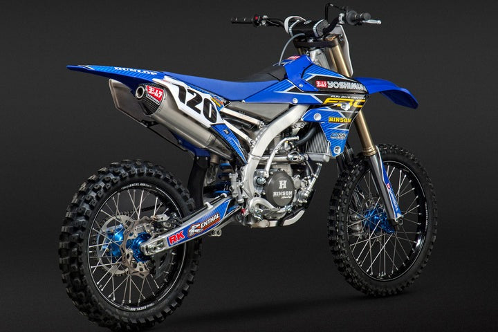 Yoshimura USA YZ450F 14-17/Fx 16-17/Wr450F 16-18 RS-4 Stainless Slip-On Exhaust, W/ Aluminum Muffler | 234812D321