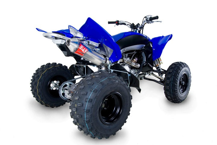 Yoshimura USA YFZ450R/X 09-14 RS-2 Stainless Slip-On Exhaust, W/ Aluminum Muffler | 2376703