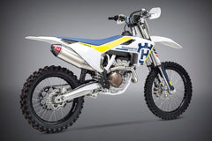 Yoshimura USA KTM/Husq 250/350 15-18 RS-4 Stainless Full Exhaust, W/ Aluminum Muffler | 262520D321