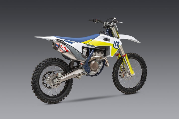 Yoshimura USA KTM/Husq 250/350 19-22 / Gas Gas Mc 250F RS-12 Stainless Full Exhaust, W/ Aluminum Muffler | 262530S320