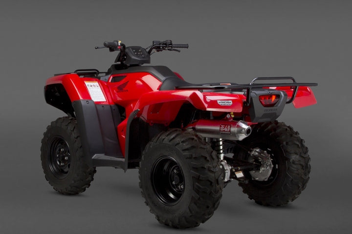 Yoshimura USA TRX420/500 14-16 RS-2 Stainless Full Exhaust, W/ Stainless Muffler | 324200C550