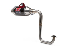 Yoshimura USA RZR170 10-16 RS-2 Stainless Full Exhaust, W/ Carbon Fiber Muffler | 391700B250