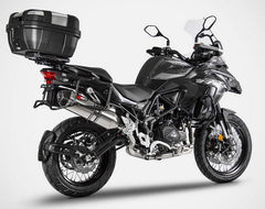 Zard Zard Stainless Homologated Homologated E5 Slip-On Muffler With Carbon End Cap | ZBN001S10SCO