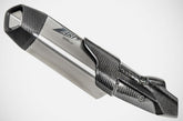 Zard Titanium Homologated E5 Slip-On Muffler And Carbon End-Cap | ZBW015S10TCO