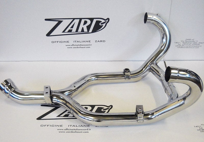 Conical-Polished Stainless Steel Racing Slip-On