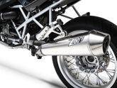 Conical-Polished Stainless Steel Racing Slip-On