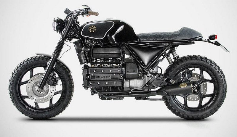 Black Stainless Steel Racing Full Kit And Bronzed End-Cap