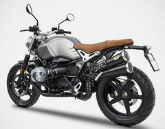 Thunderbolt-Black Stainless Steel Racing Slip-On