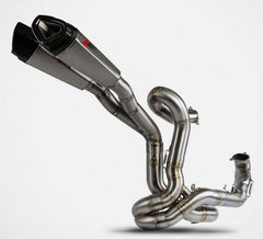 Stainless Steel Racing Full Kit With Titanium Slipon