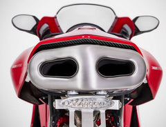 Single Seat, Shallow Sump Stainless Steel Racing Full Kit 2>1>2 Underseat With Carbon Cover