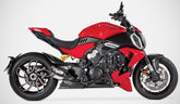 Stainless Steel Racing Slip-On Kit With Left And Right Carbon Covers And Carbon Heat Shield No Hatch