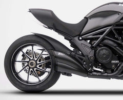 Black Stainless Steel E3 Homologated Slip-On And Carbon End-Cap