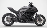 Black Stainless Steel E3 Homologated Slip-On And Carbon End-Cap