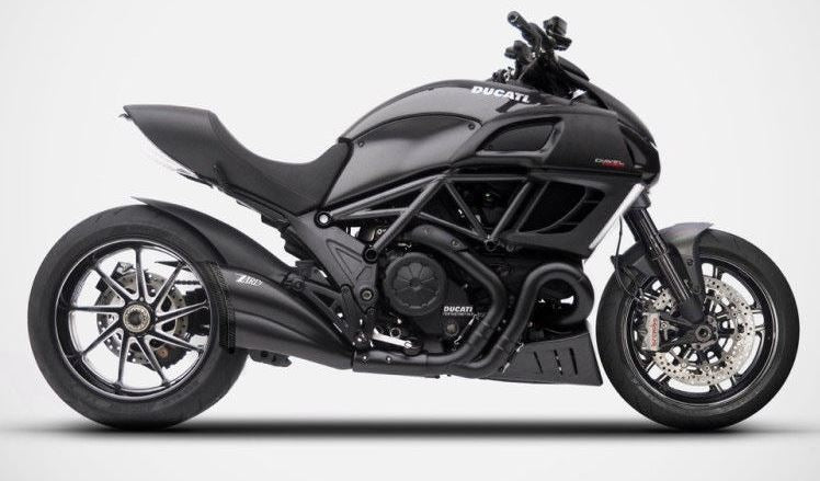 Black Stainless Steel Racing Slip-On