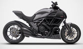 Black Stainless Steel Racing Slip-On