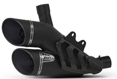 Black Stainless Steel E5 Homologated Slip-On Kit