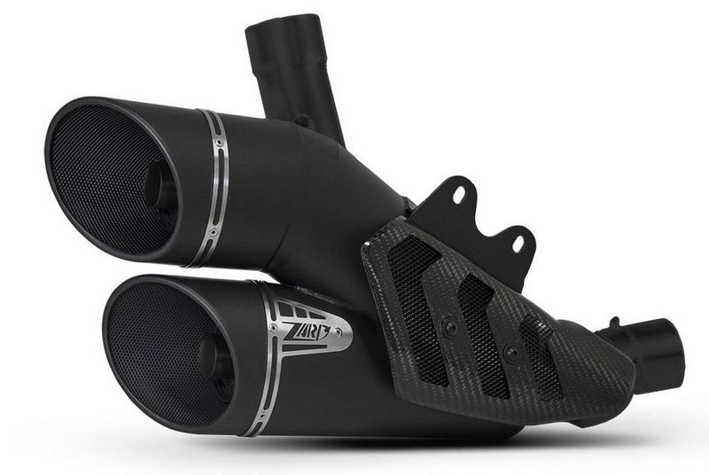 Black Stainless Steel Racing Slip-On Kit