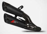 Zard Black Stainless Homologated E5 Slip-On Kit | ZDU130S10SCO-B