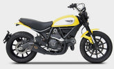 Black Stainless Steel Racing Slip-On And Carbon End-Cap
