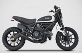 Zuma-Black Stainless Steel E3 Homologated Slip-On And Bronzed End-Cap&Logo