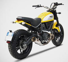 Zuma-Stainless Steel Racing Slip-On And Bronzed End-Cap&Logo
