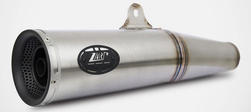 Zuma-Stainless Steel E3 Homologated Slip-On And Silver End-Cap&Logo