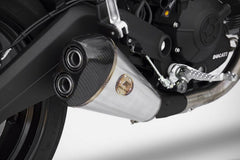 Stainless Steel E4 Homologated Slip-On And Carbon End-Cap