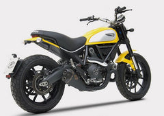 Black Stainless Steel E4 Homologated Slip-On And Carbon End-Cap