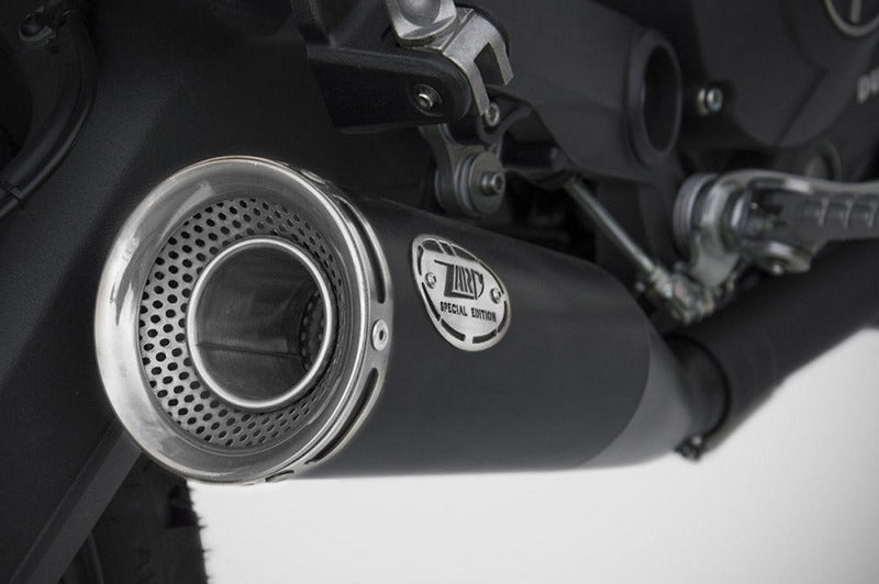 Zard Zuma-Black Stainless Homologated E5 Slip-On | ZDU796S10SSO-B