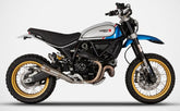 Zuma-Stainless Steel Racing Slip-On And Bronzed End-Cap&Logo